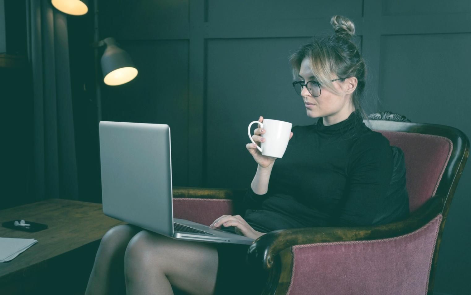 Organized home workspace setup with natural lighting and minimal distractions